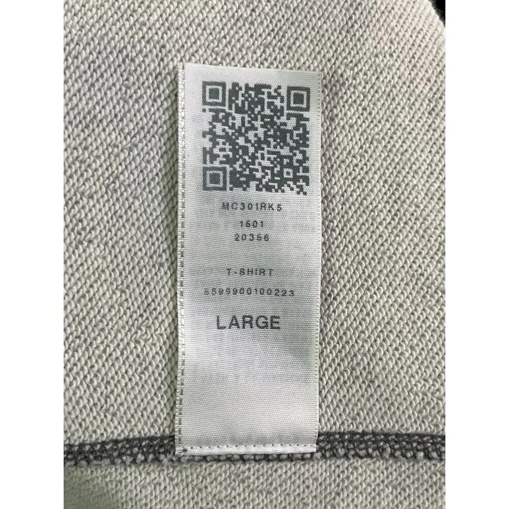 True Religion Gray Crewneck Sweatshirt Logo Raglan Zip Side Men’s Large